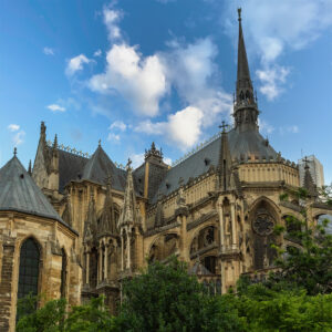 Notre-Dame de Reims von der Seite Foto ICUart Frank Latz